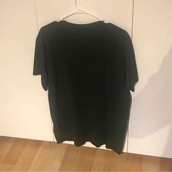 Guess Los Angeles Green and Black Size Large Logo Tee - Picture 3 of 4